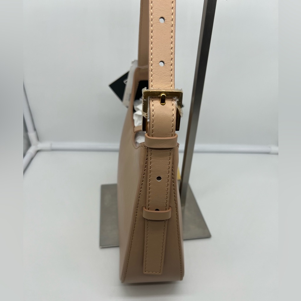 NWT DEMELLIER N10 The Tokyo Light Tan Smooth Leather Handcrafted Shoulder Bag - Picture 11 of 17